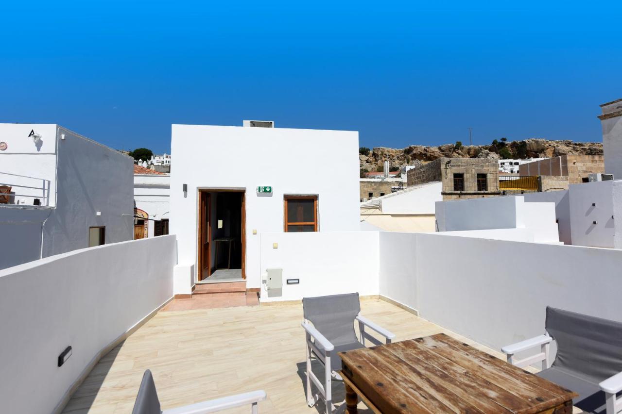 Pera Houses 2-Bedroom In The Center Of Lindos Esterno foto
