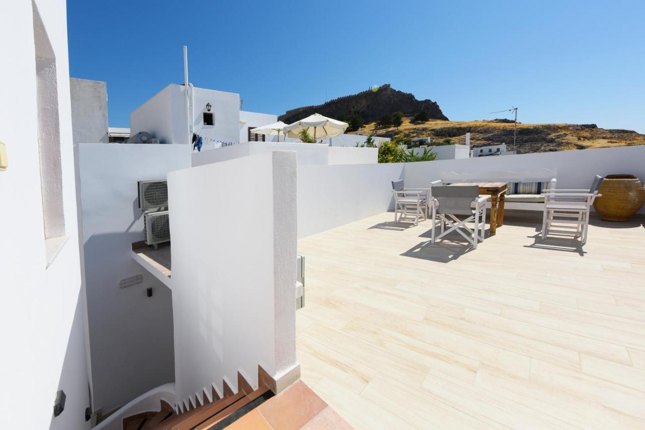 Pera Houses 2-Bedroom In The Center Of Lindos Esterno foto