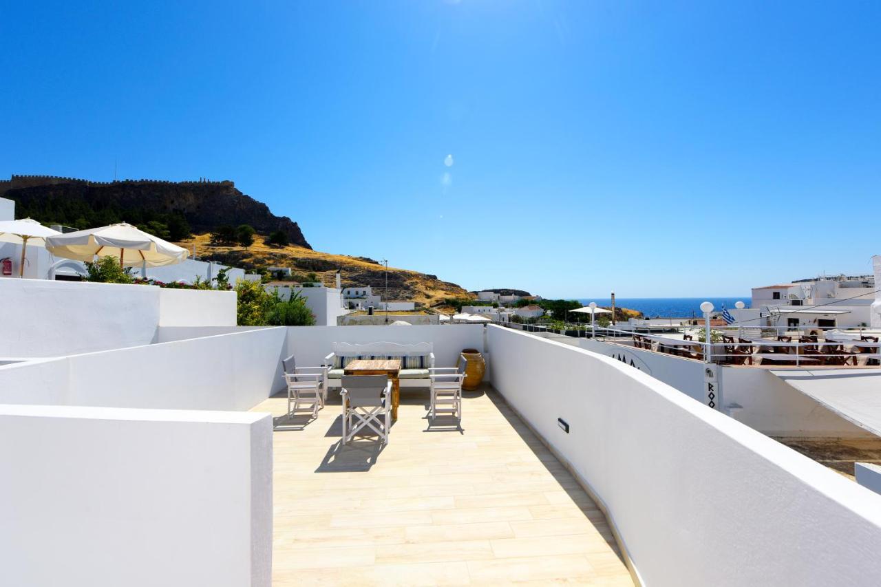 Pera Houses 2-Bedroom In The Center Of Lindos Esterno foto