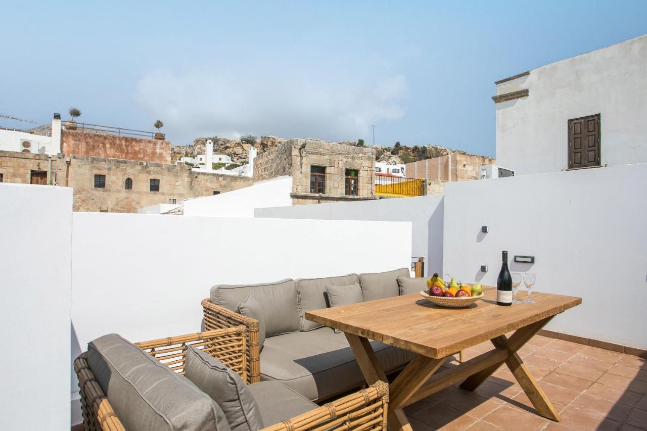 Pera Houses 2-Bedroom In The Center Of Lindos Esterno foto