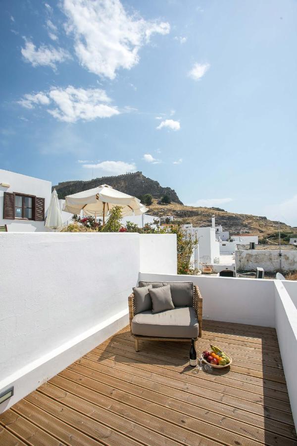 Pera Houses 2-Bedroom In The Center Of Lindos Esterno foto